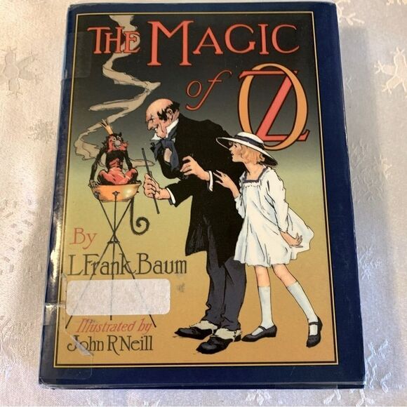 1999 The Magic of Oz Book Frank L Baum Dust Jacket Color Plates - Picture 1 of 13